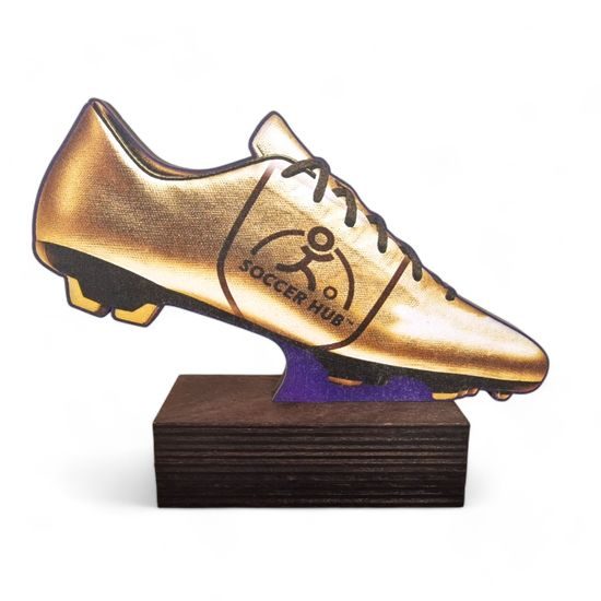 Sierra Club Logo Custom Golden Boot Real Wood Award