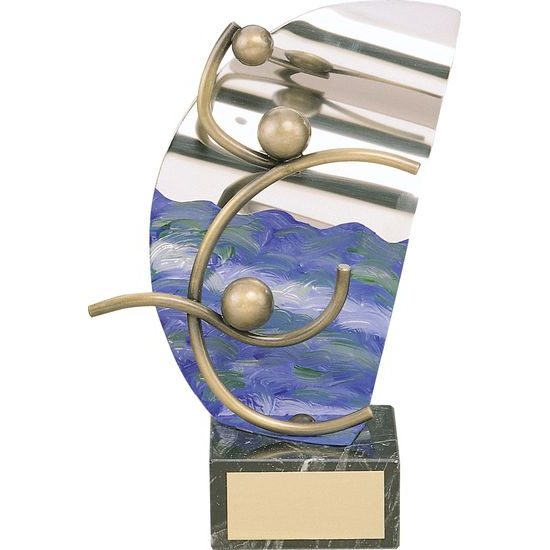 Eibar Water Polo Handmade Metal Trophy