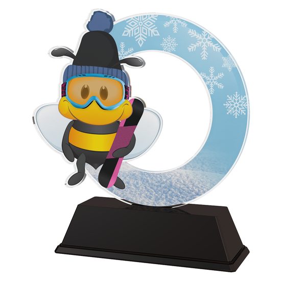 Bumble Bee Childrens Snowboarding Trophy