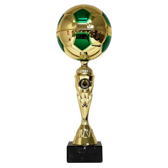 Merida Gold and Green Football Trophy TL2093