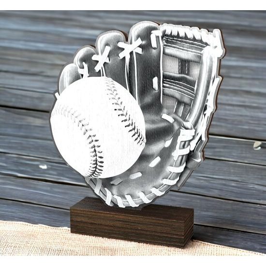 Sierra Classic Baseball Mitt Real Wood Trophy