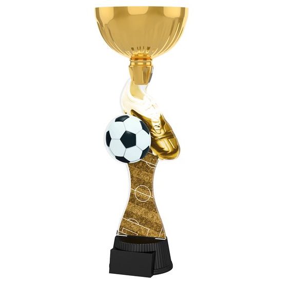 Vancouver Classic Football Boot and Ball Gold Cup Trophy