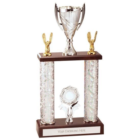 Gigantic Silver Column Tower Trophy