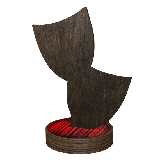 Grove Drama Theatre Real Wood Trophy