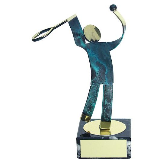 Toledo Tennis Handmade Metal Trophy