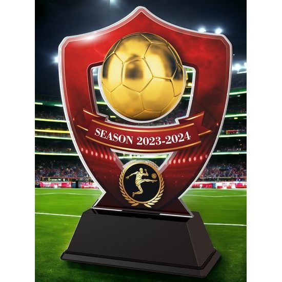 Club Colours Football Squad 2023-24 Shield Trophy