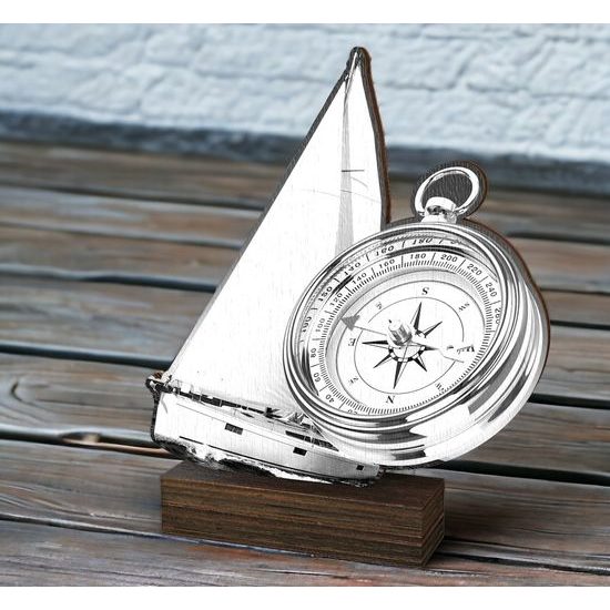 Sierra Classic Sailing Real Wood Trophy