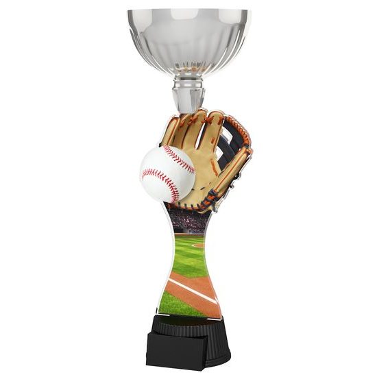 Montreal Baseball and Glove Silver Cup Trophy