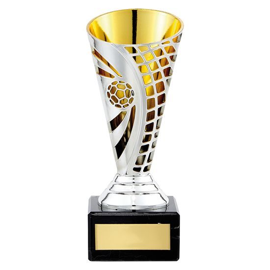 Defender Silver and Gold Football Cup