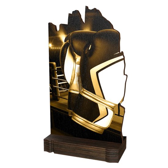Shard Classic Boxing Eco Friendly Wooden Trophy