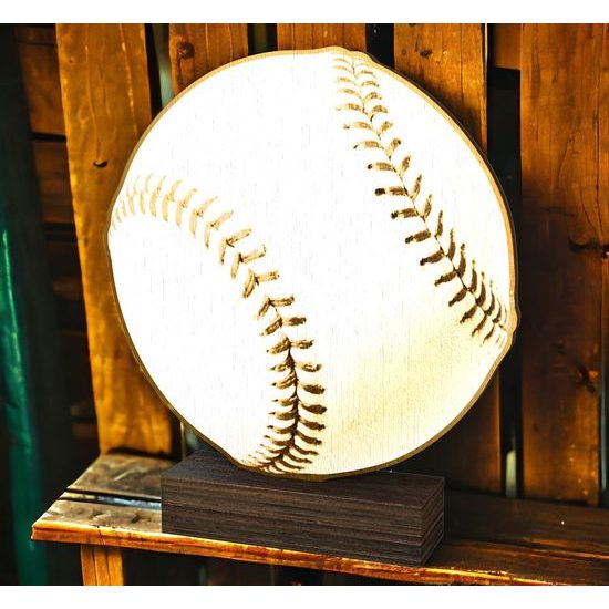 Sierra Classic Baseball Real Wood Trophy