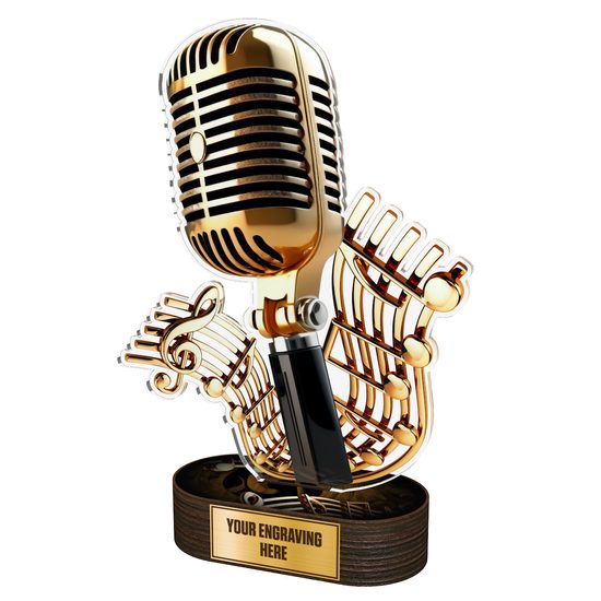 Altus Microphone Singing Trophy