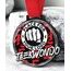Giant Taekwondo Black Acrylic Logo Medal