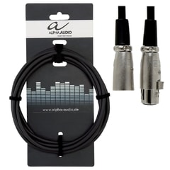 Alpha Audio Basic Line, 3 m, kabel XLR pro mikrofon