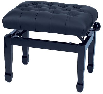 GEWA Pianová stolička Deluxe XL Černý vysoký lesk