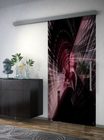 Kompletní set skleněných posuvných dveří s vlastním motivem a automatickým dovíráním