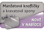 Manžetové knoflíčky a kravatové spony