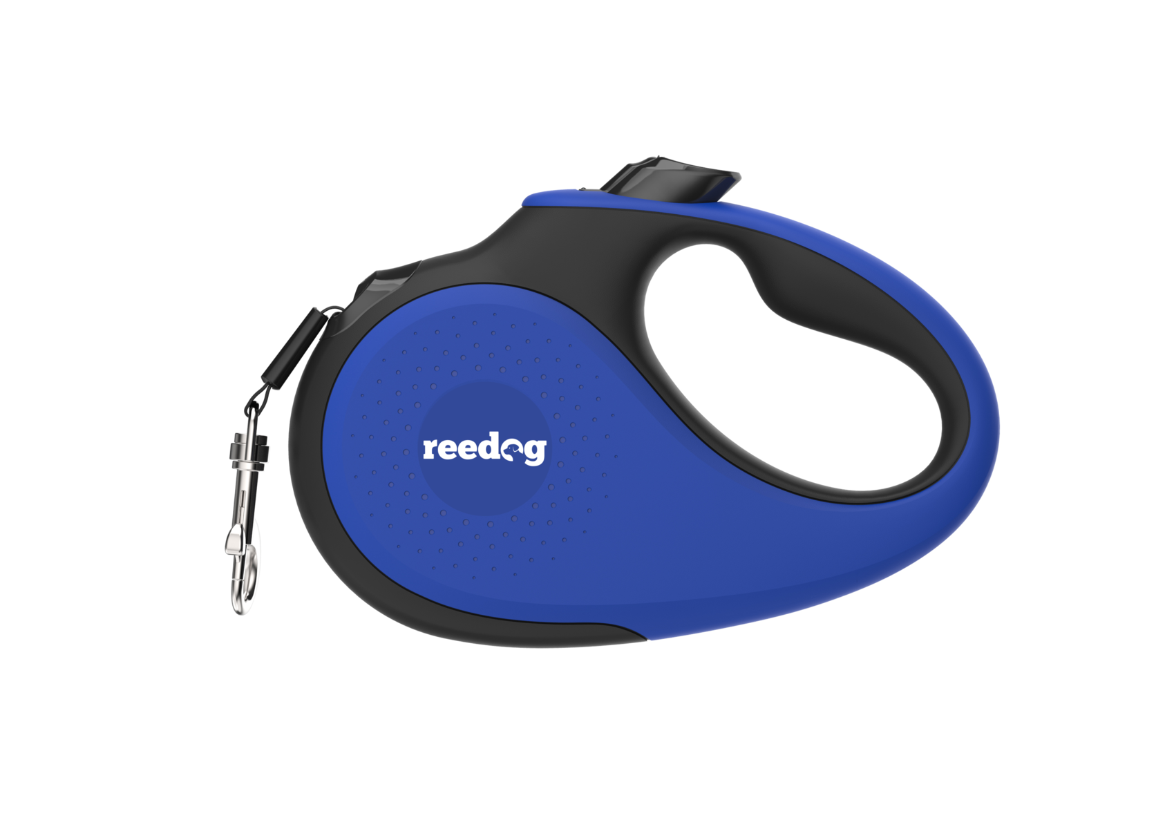 Reedog Senza Premium retractable dog leash L 50kg / 5m tape / blue -  Retractable dog leash - Electric-Collars.com
