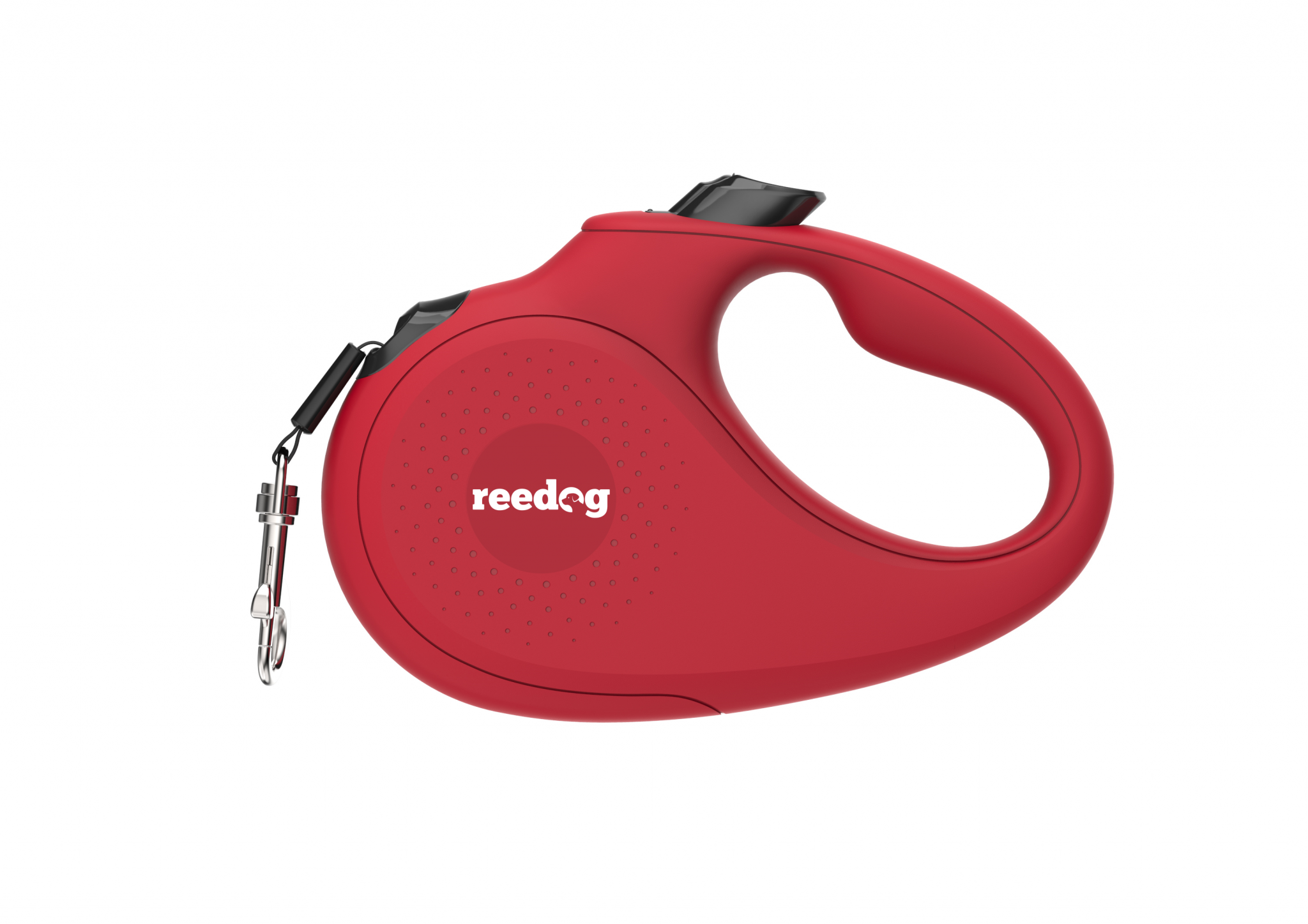 Reedog Senza Basic retractable dog leash L 50kg / 5m tape / red -  Retractable dog leash - Electric-Collars.com