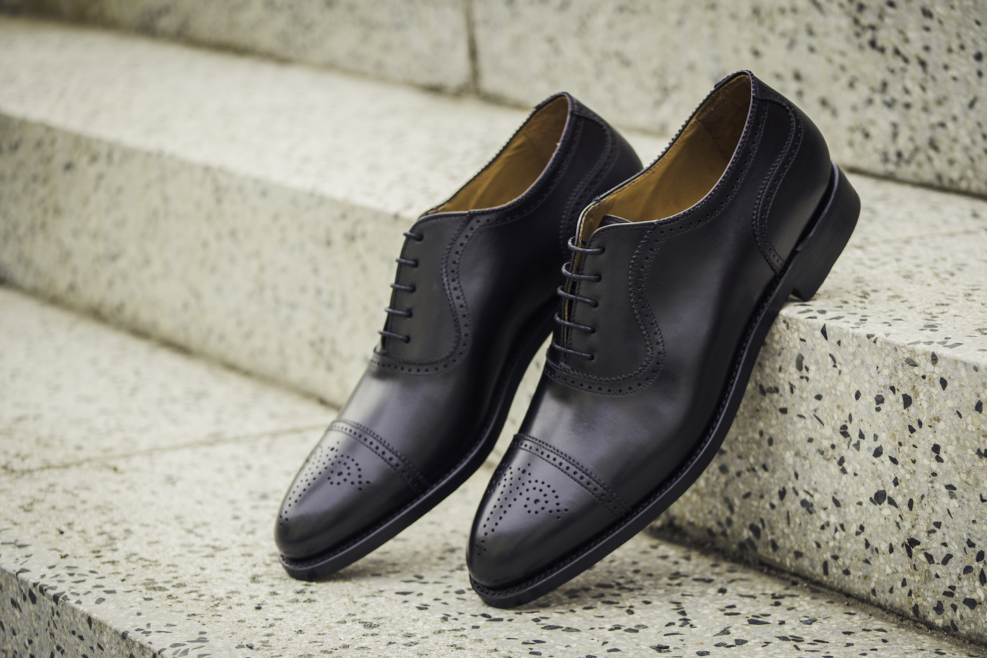 Berwick Stark - Black - Berwick - Oxford - Shoes, Shoes - Gentleman Store