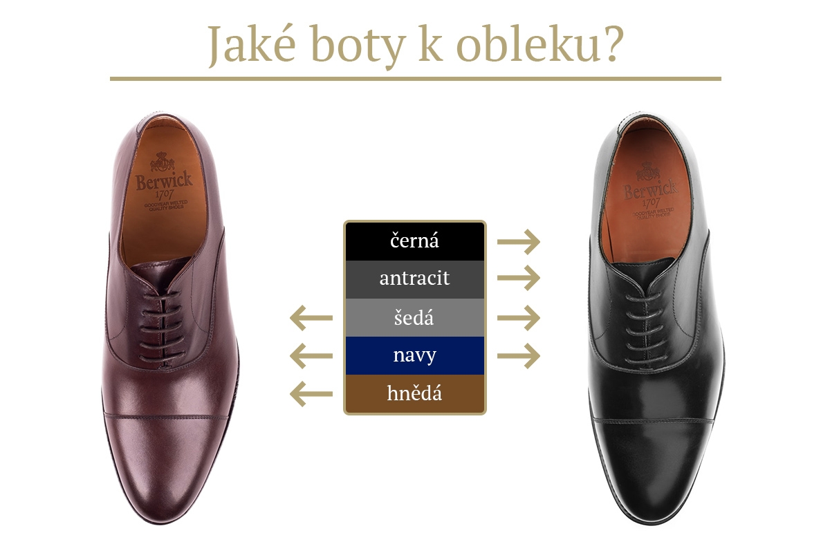 Jak zkombinovat barvu obleku a bot - Gentleman Store
