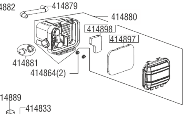 Sekačky-Traktory.cz - AL-KO 414898 ND-FILTR PRO140 - AL-KO ND - Vzduchové  filtry sekačky - Příslušenství a doplňky