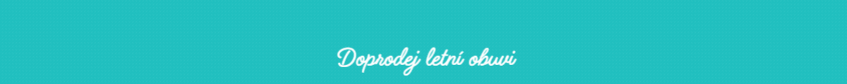 Likvidace skladových zásob letní obuvi