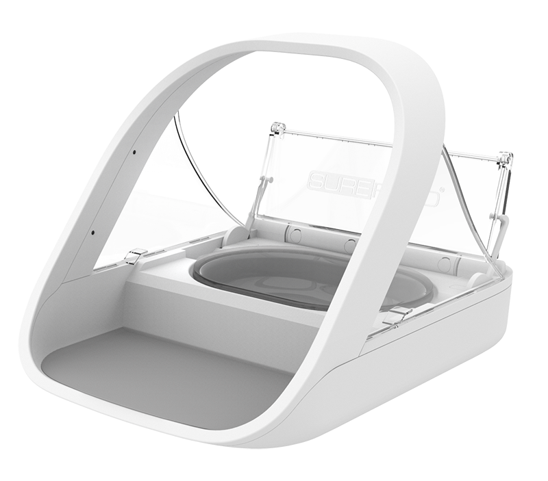 Microchip clearance feeding bowls