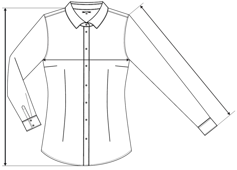 Жіноча сорочка з довгими рукавами Dynamic