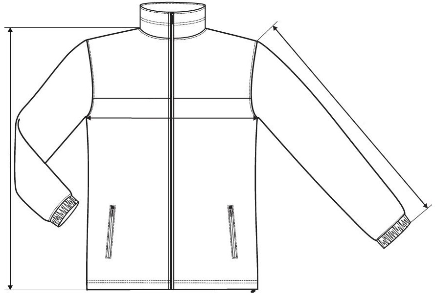 Чоловіча флісова товстовка Jacket