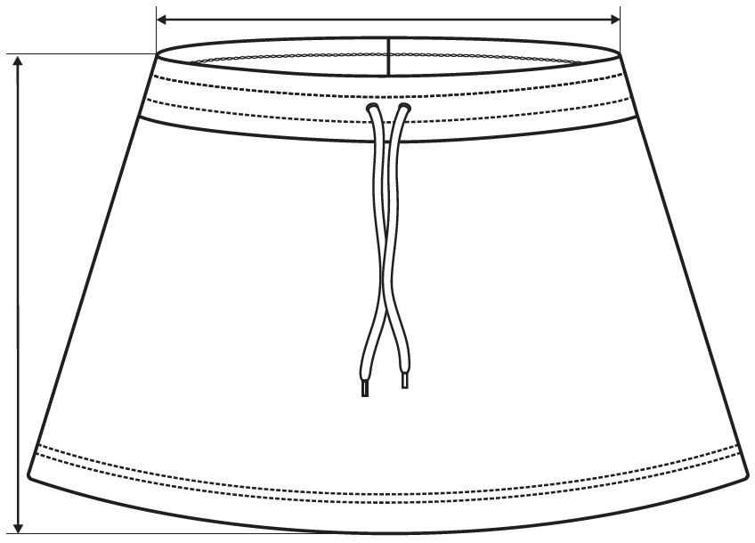 Жіноча спідниця Two in one