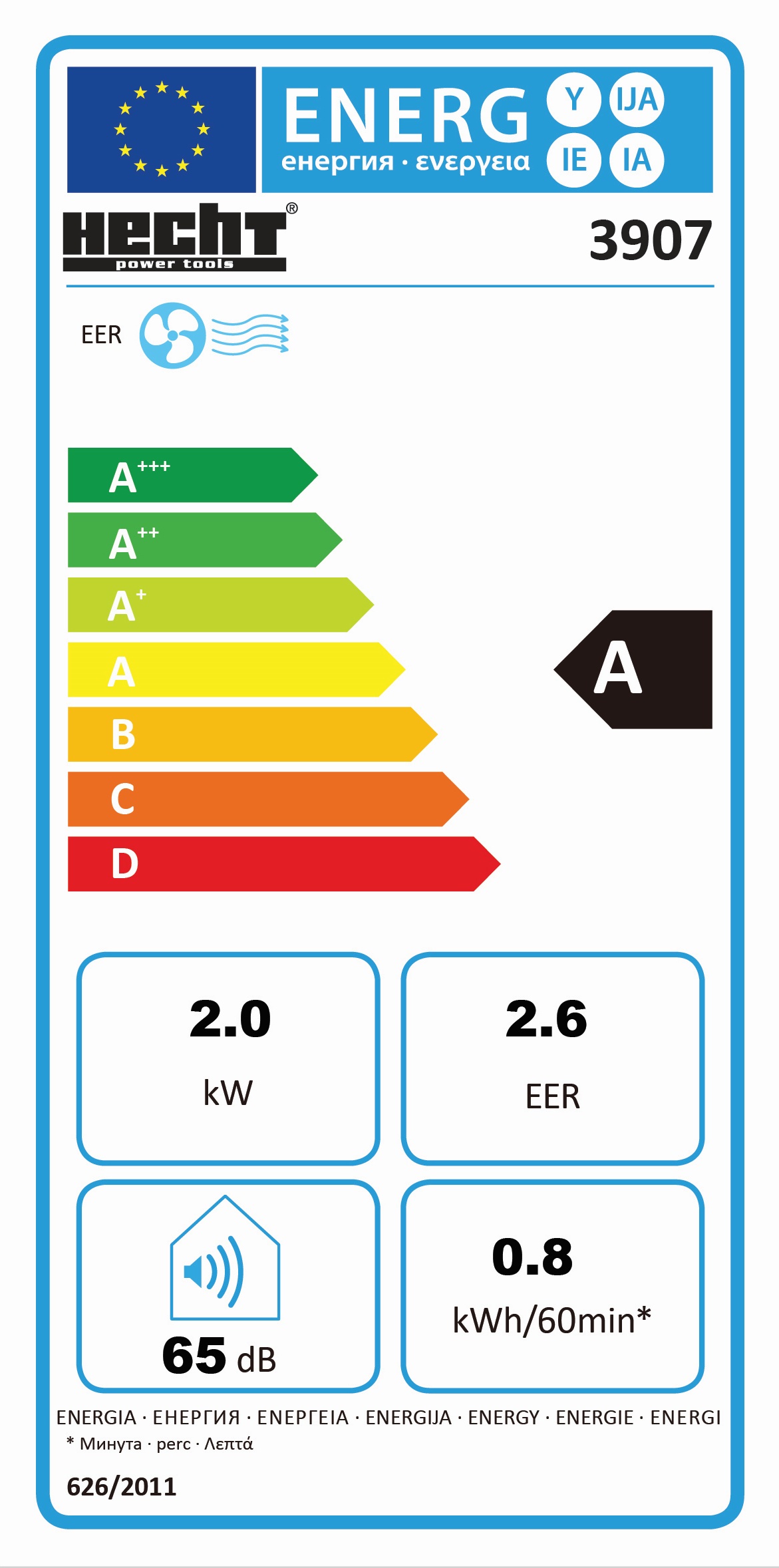 Klimatyzator elektryczny - HECHT 3907 | Wentylatory i klimatyzacje |  Warsztat, budowa | HECHT