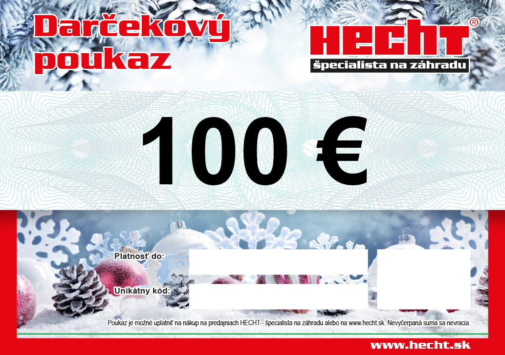 Darčekový poukaz v hodnote 100 €