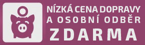 Nízka cena dopravy a osobný odber zdarma