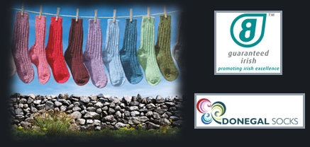 Produits en Laine, Chaussettes en laine, Irlande, Donegal Nous faisons  revivre l'histoire !