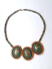 Alena Ajab Bošková - náhrdelník Jaspisová slunce