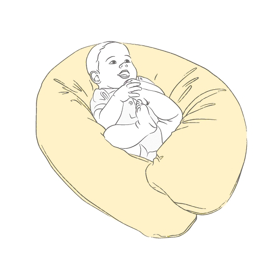 Ceba baby kojící polštář Cebuška multi - relaxace miminka
