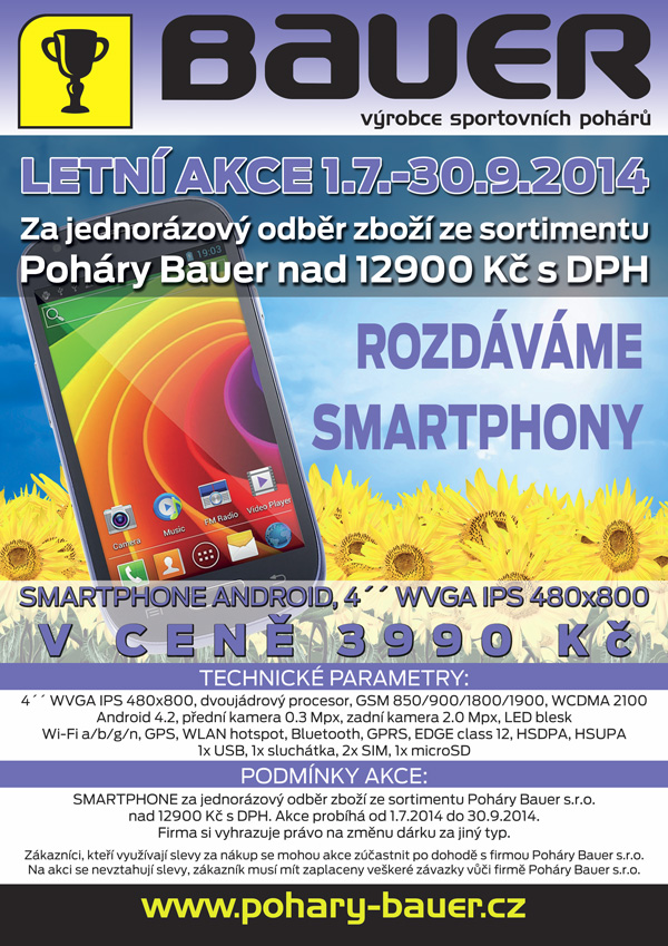 soutěž o mobilní telefon Android