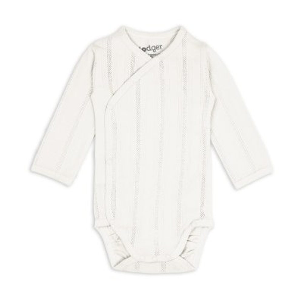 LODGER Body s dlouhým rukávem Pointelle Cream vel. 50