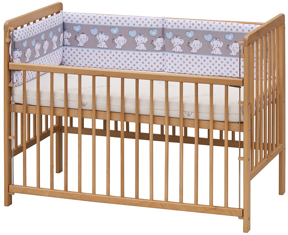 Scarlett Mantinel do postýlky 4dílný Gusto modrá 180x30cm