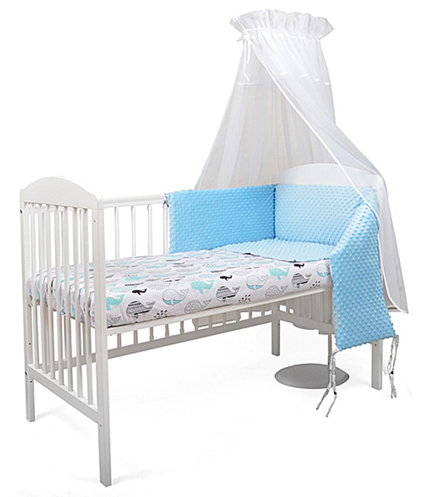 Tomi Povlečení K4 minky Velryba - modrá