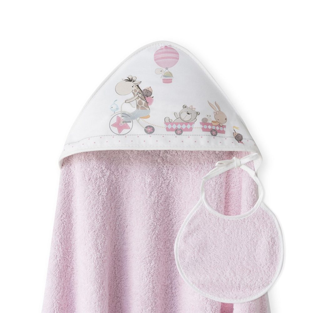 Interbaby OSUŠKA froté ZVÍŘÁTKA - růžová