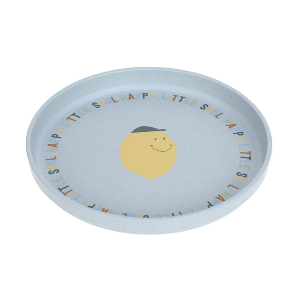 Lässig BABIES Plate PP/Cellulose Happy Fruits lemon