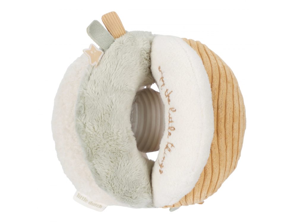 Little Dutch Míček textilní Newborn Naturals