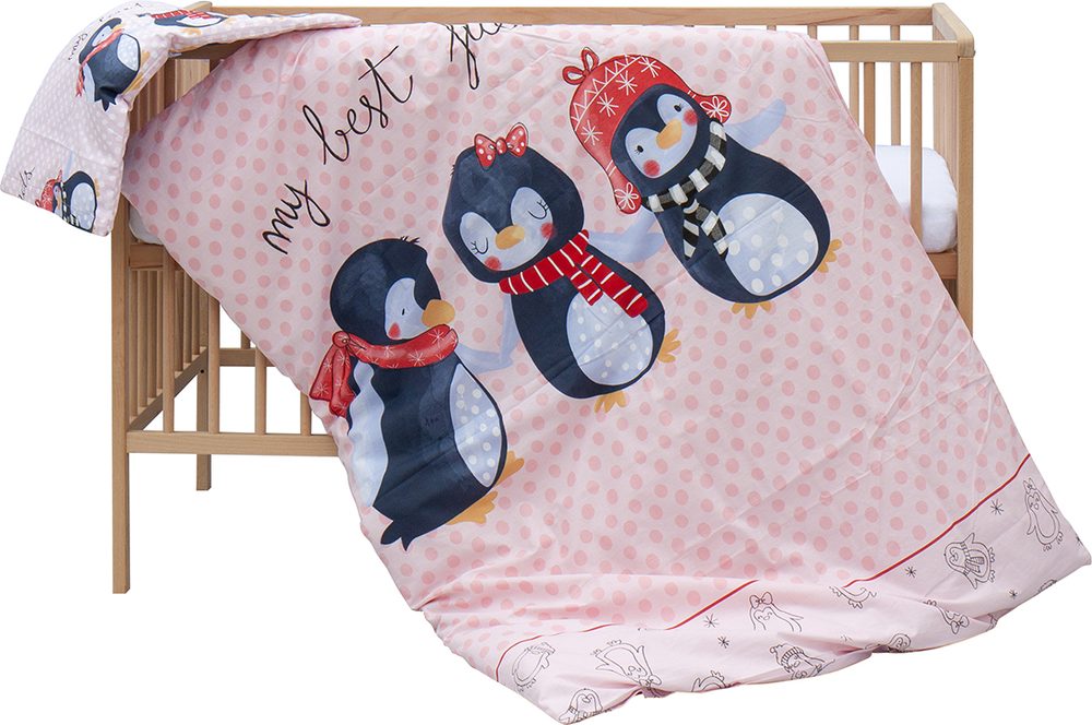 Levně Scarlett Dětská postýlka s kompletní výbavou Scarlett 120 x 60 cm - Pimpi