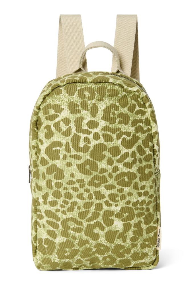 Studio Noos Cotton Mini BACKPACK Green Leopard