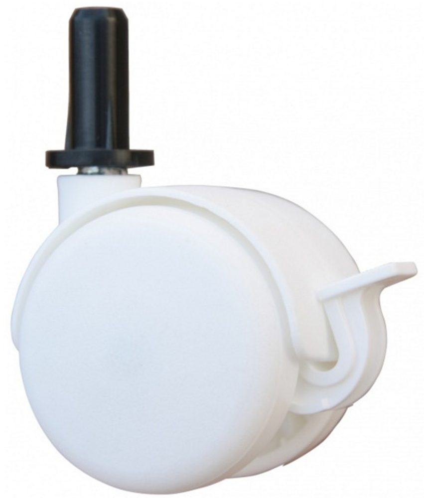 Scarlett kolečka k postýlce 4ks - bílá