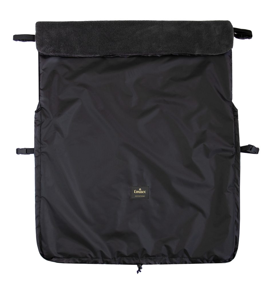 Emitex Nepadací deka černá + velvet černá