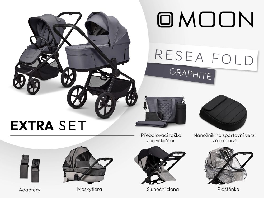 Moon ReSea FOLD extra set - GRAPHITE