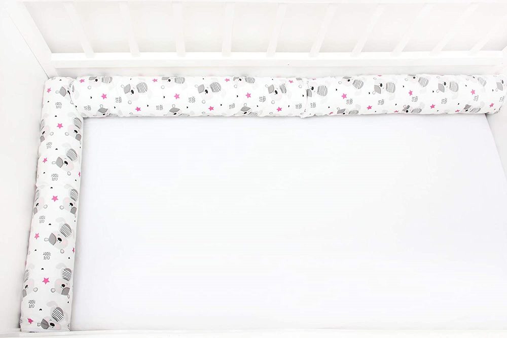 Scamp mantinely do postýlky-válce 3x60,white grey bears (obrázek 3)